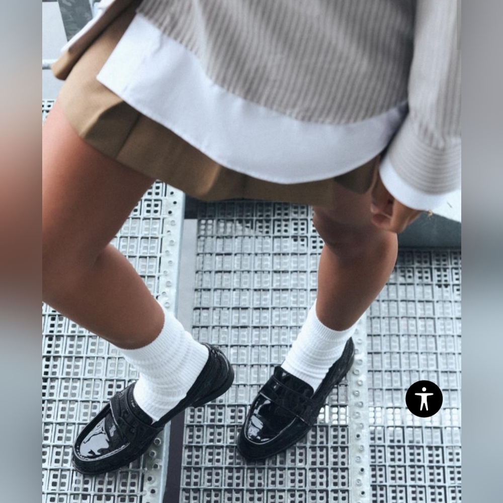 Zara Penny Loafers size 38/ 8